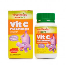 Healtheries 贺寿利 儿童维生素C+紫锥花咀嚼片 60粒